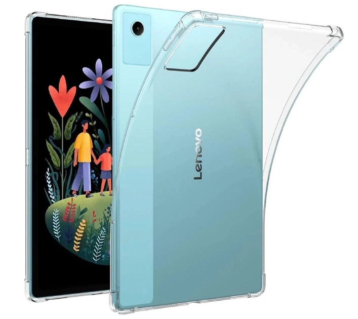 Силиконовый чехол бампер Primolux Silicone для планшета Lenovo Idea Tab Plus 12.1" / Xiaoxin Pad 12.1" - Clear - изображение 4