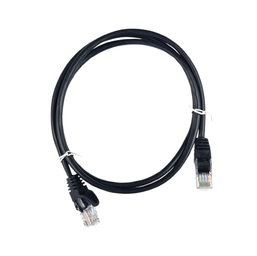 Патч-корд Cablexpert PP12-0.25M/BK UTP CAT5e для мережевого обладнання мідний 0.25м Чорний - зображення 2