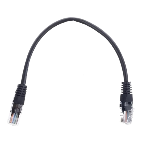 Патч-корд Cablexpert PP12-0.25M/BK UTP CAT5e для мережевого обладнання мідний 0.25м Чорний - зображення 3