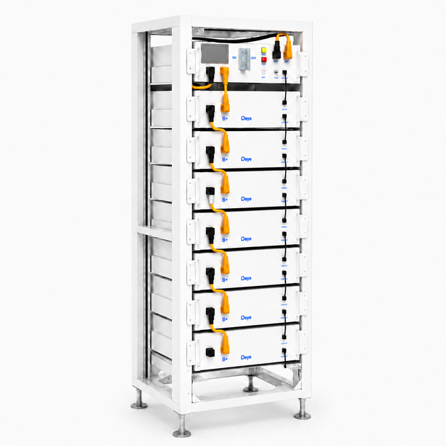 Система хранения енергии Deye BOS-G40 40.96kWh 409.6V 100Ah IP20 White - Фото 3 Система хранения енергии Deye BOS-G40 40.96kWh 409.6V 100Ah IP20 White - изображение 3