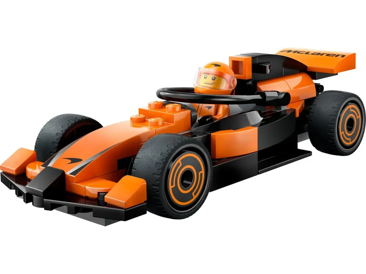 Конструктор LEGO City Пілот F1 з автомобілем для перегонів команди McLaren 86 деталей (60442) - зображення 2