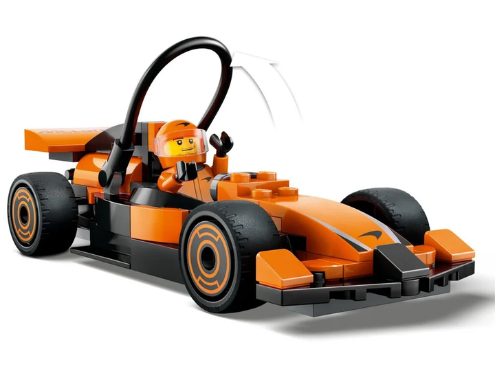 Конструктор LEGO City Пілот F1 з автомобілем для перегонів команди McLaren 86 деталей (60442) - зображення 3