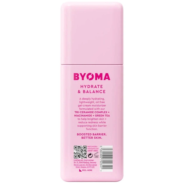 Зволожувальний гель-крем із керамідами Byoma Moisturising Gel Cream 50 мл - Фото 3 Зволожувальний гель-крем із керамідами Byoma Moisturising Gel Cream 50 мл - зображення 3