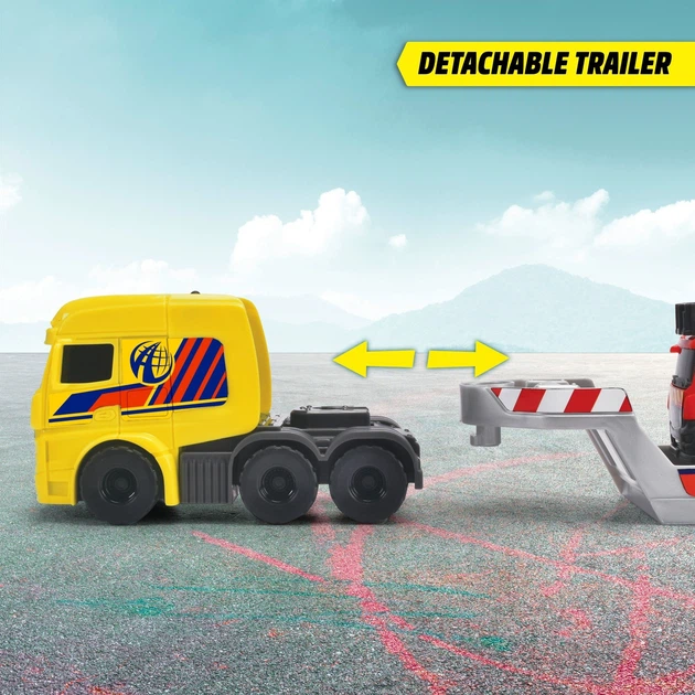 Zestaw Dickie Toys Ciężarówka Mercedes z pojazdami ratowniczymi (4006333089091) - obraz 6