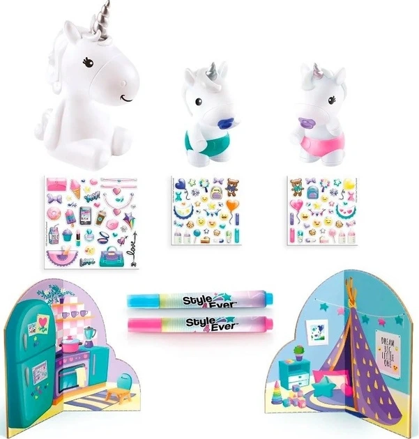 Zestaw Canal Toys DIY Style 4 Ever Moi ulubieńcy Rodzina świecących jednorożców (3555801288012) - obraz 4