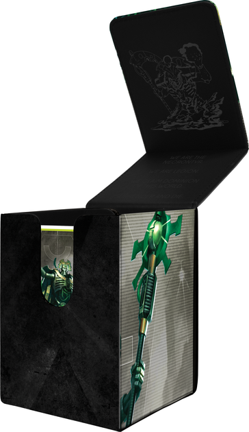 Pudełko na karty Ultra Pro Necron Codex Aligned - Alcove Flip (074427165659) - obraz 2