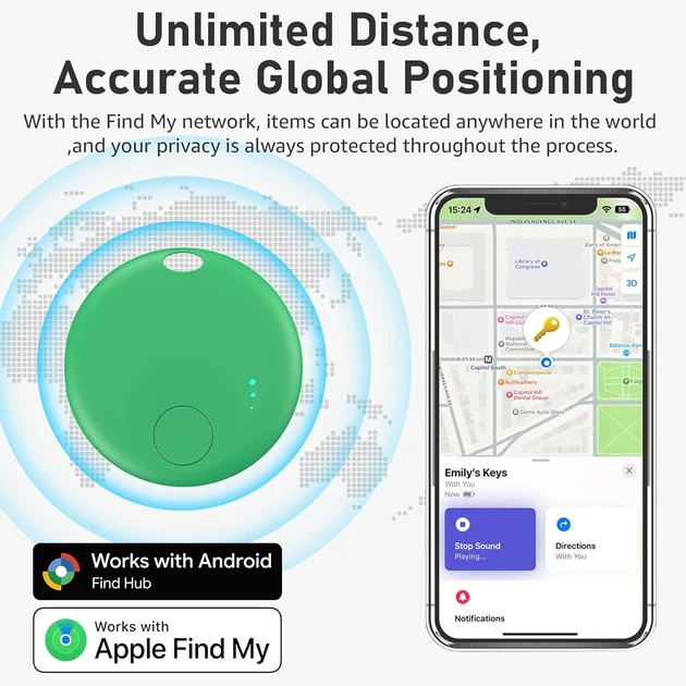 Смарт-трекер для поиска вещей Air Tracker (4 шт) - Фото 2 Смарт-трекер для поиска вещей Air Tracker (4 шт) - изображение 2