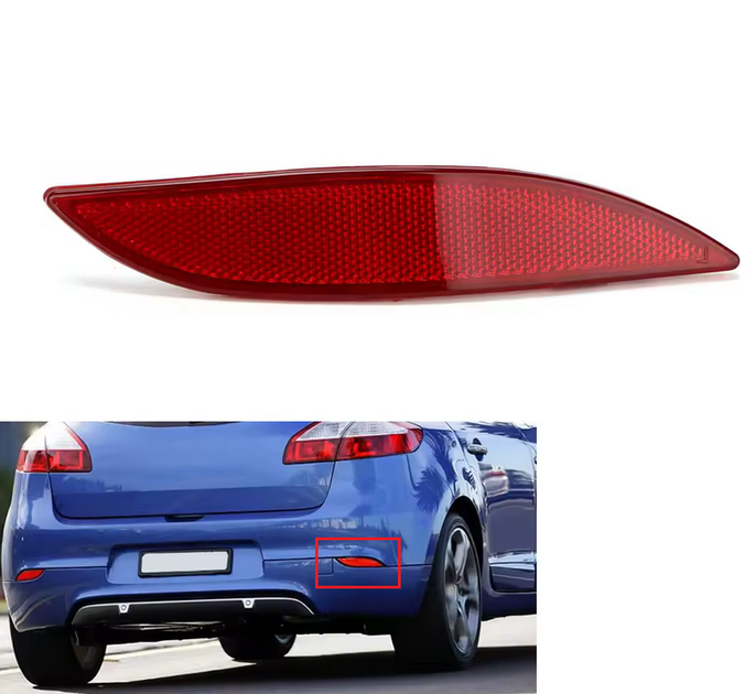 Правый отражатель света (габарит, катафот) Renault Megane III / Renault Fluence (2008-2016) - изображение 2