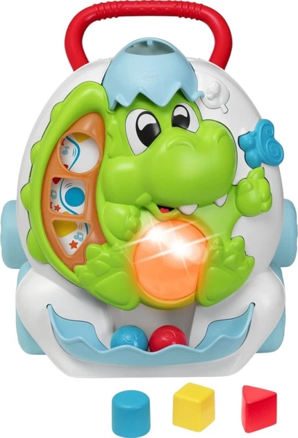Zabawka-chodzik Chicco 2 w 1 Dinozaurek (8058664157723) - obraz 2