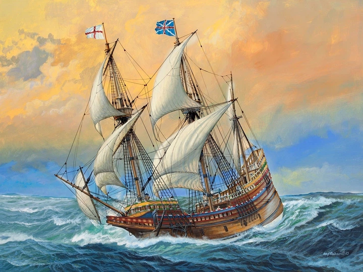 Model do złożenia Revell Zestaw statek Mayflower 1:83 RVL-05684 (4009803056845) - obraz 9