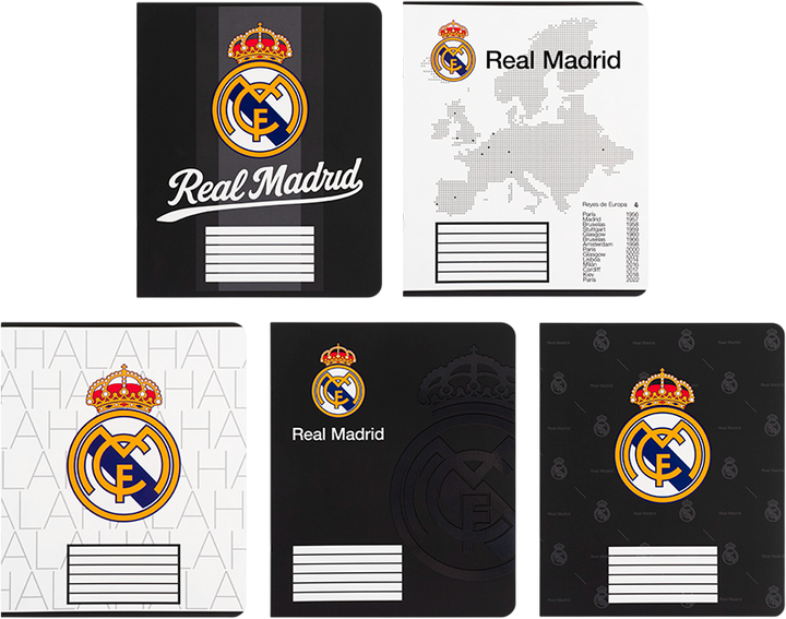 Набор тетрадей Kite FC Real Madrid 18 листов в клетку 10 шт (RL26-236/10) - Фото 1 Набор тетрадей Kite FC Real Madrid 18 листов в клетку 10 шт (RL26-236/10) - изображение 1