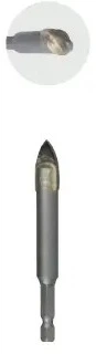 Wiertło Heller do szkła i płytek Ceramic Master 14 x 100 mm sześciokątne 1/4 (4010159500999) - obraz 2
