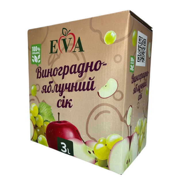 Сок виноградно-яблочный осветленный Bag-in-box 3 л - Фото 6 Сок виноградно-яблочный осветленный Bag-in-box 3 л - изображение 6