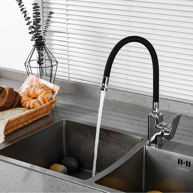 Корпус кухонного смесителя Frap F4460 для гибкого излива, хром - изображение 4