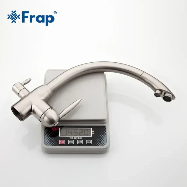 Смеситель для кухни Frap F4399-5 с подключением фильтра, сатин - изображение 5