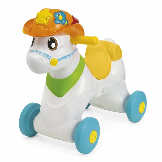 Interaktywny konik na biegunach Chicco Miss Baby Rodeo 2 w 1 (641183) (8058664158539) - obraz 2