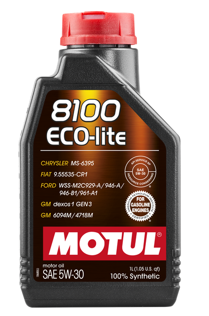 Олива Motul 8100 Eco-Lite SAE 5W30 1Л - изображение 2