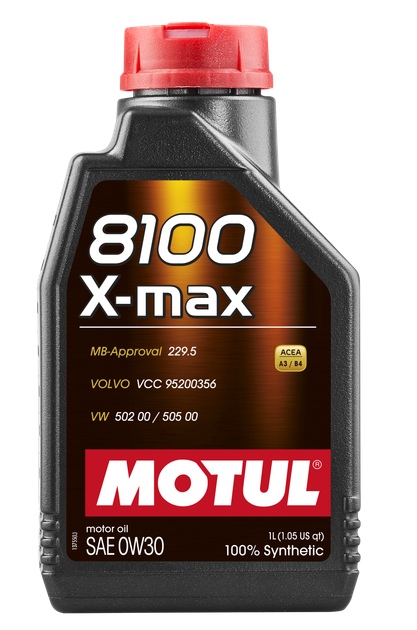 Олива Motul 8100 X-Max SAE 0W30 1Л - Фото 2 Олива Motul 8100 X-Max SAE 0W30 1Л - зображення 2