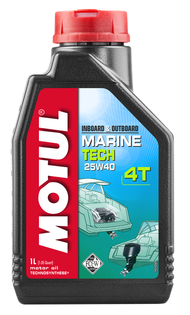 Олива Motul Marine Tech 4T SAE 25W40 5Л - зображення 2
