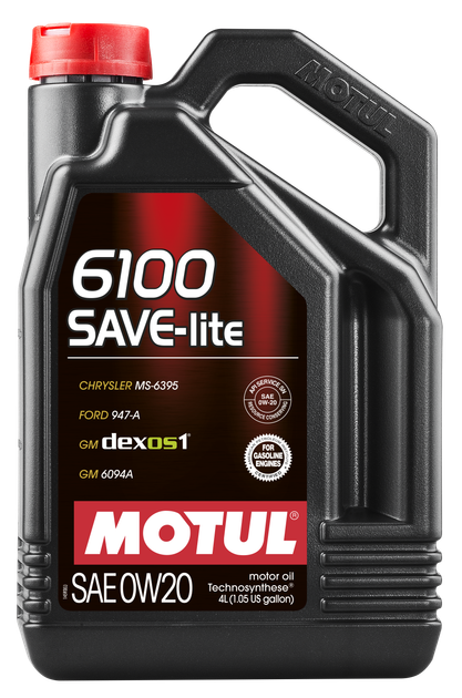 Олива Motul 6100 Save-Lite SAE 0W20 4Л - Фото 2 Олива Motul 6100 Save-Lite SAE 0W20 4Л - зображення 2