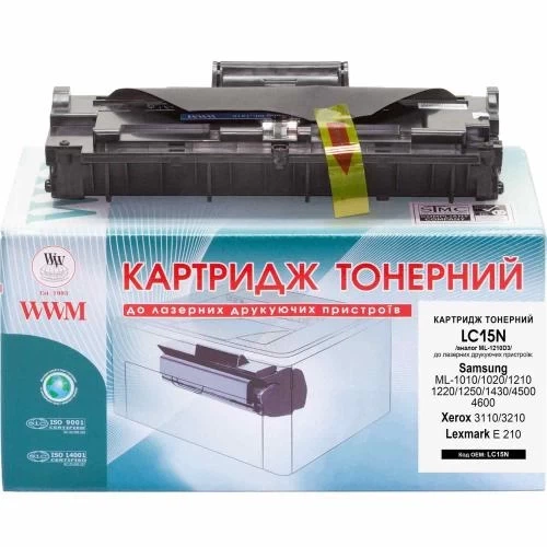 Картридж Samsung ML-1210D3, Black, WWM (LC15N) - Фото 1 Картридж Samsung ML-1210D3, Black, WWM (LC15N) - изображение 1