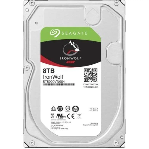 Жорсткий диск 3.5" 8Tb Seagate IronWolf, SATA3, 256 Мб, 7200 об/хв (ST8000VN004) - зображення 2