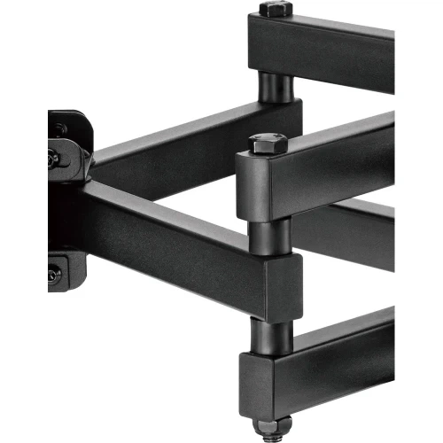 Настінне кріплення для ТВ 37-80", Kivi Motion-466, Black - зображення 5