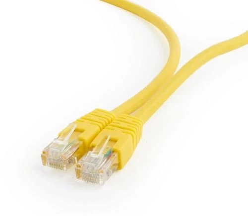 Патч-корд 2 м, UTP, Yellow, Cablexpert, Cat.6, CCA, PVC (PP6U-2M/Y) - Фото 1 Патч-корд 2 м, UTP, Yellow, Cablexpert, Cat.6, CCA, PVC (PP6U-2M/Y) - зображення 1