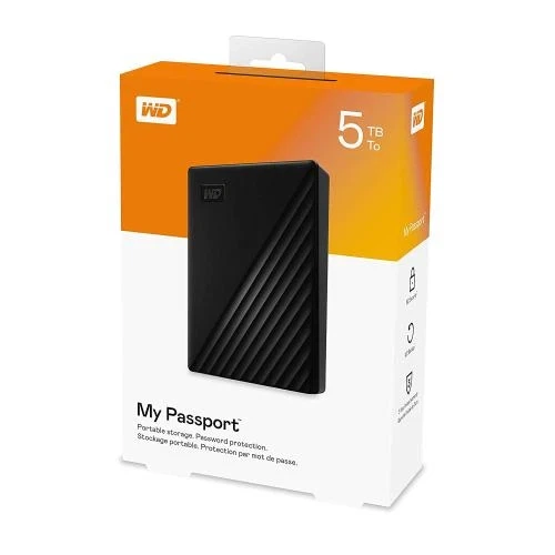 Внешний жесткий диск 5Tb Western Digital My Passport, Black (WDBPKJ0050BBK-WESN) - изображение 5