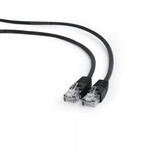 Патч-корд 7.5 м, UTP, Black, Cablexpert, Cat.5e, CCA, PVC (PP12-7.5M/BK) - Фото 1 Патч-корд 7.5 м, UTP, Black, Cablexpert, Cat.5e, CCA, PVC (PP12-7.5M/BK) - зображення 1