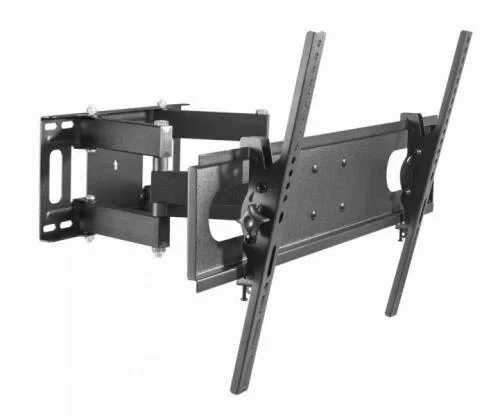 Настінне кріплення для ТВ 37-70", Gembird, Black, похило-поворотне (WM-70ST-01) - зображення 2