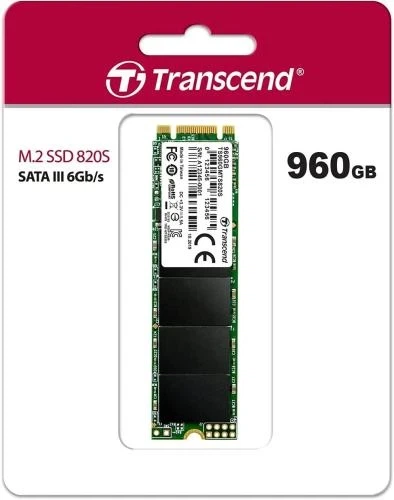 Твердотельный накопитель SSD 960Gb, Transcend 820S, SATA3, M.2 (TS960GMTS820S) - изображение 2