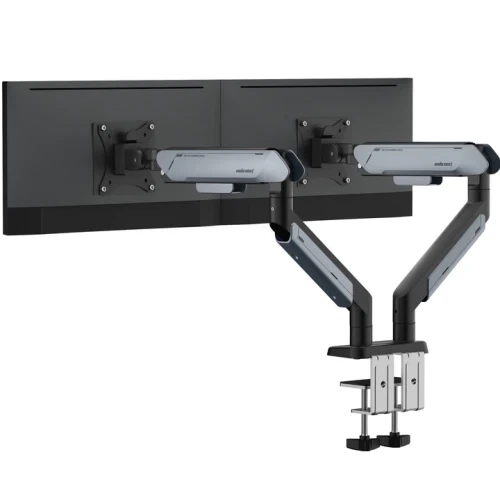 Кронштейн настільний для двох моніторів 17-42" AndaSeat Stealth PRO II Duo, Titanium (AD-W-A9-2S-BT) - зображення 8
