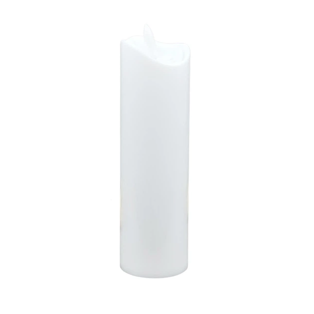 Свеча на батарейках Led Cortina WF003H белая 17см - Фото 2 Свеча на батарейках Led Cortina WF003H белая 17см - изображение 2