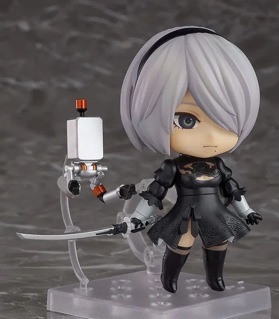 Коллекционная сборная подвижная фигурка из игры NieR:Automata, Нендороид 1475, Nendoroid 2В (10 см) - Фото 4 Коллекционная сборная подвижная фигурка из игры NieR:Automata, Нендороид 1475, Nendoroid 2В (10 см) - изображение 4