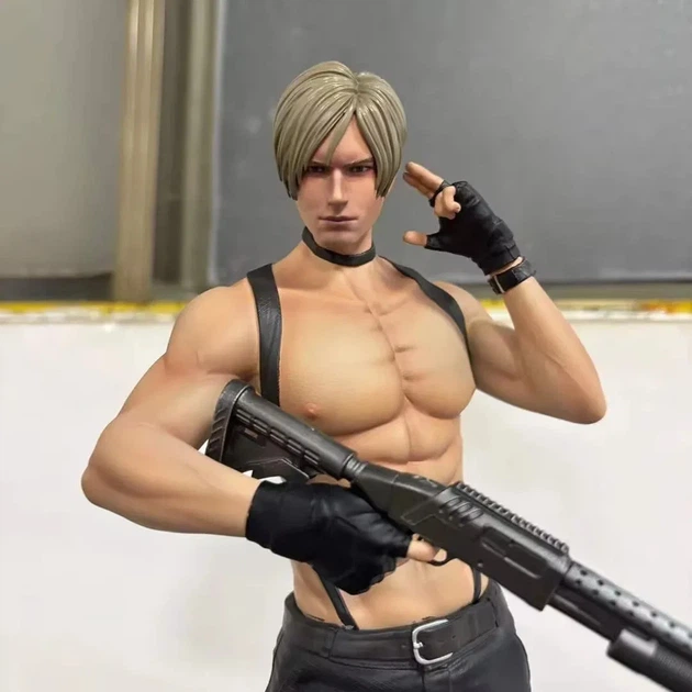 Фігурка Leon Kennedy (Леон Кеннеді) — колекційна статуетка з гри Резидент Евіл / Resident Evil, 32 см - Фото 4 Фігурка Leon Kennedy (Леон Кеннеді) — колекційна статуетка з гри Резидент Евіл / Resident Evil, 32 см - зображення 4