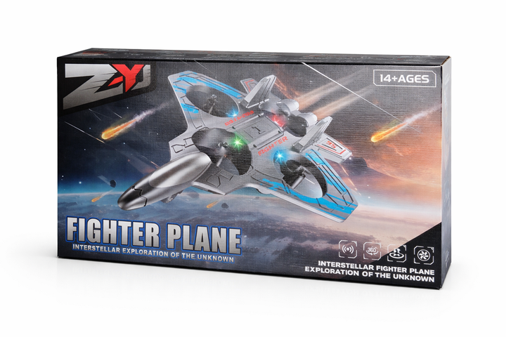 Игрушка-самолет на радиоуправлении Fighter Plane RC 4X 2.4GHz дрон-истребитель легкий в управлении 14+ Синий - Фото 8 Игрушка-самолет на радиоуправлении Fighter Plane RC 4X 2.4GHz дрон-истребитель легкий в управлении 14+ Синий - изображение 8