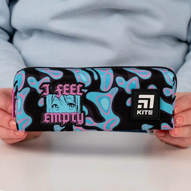Пенал школьный Kite мягкий K24-642-14, для девочки - изображение 5