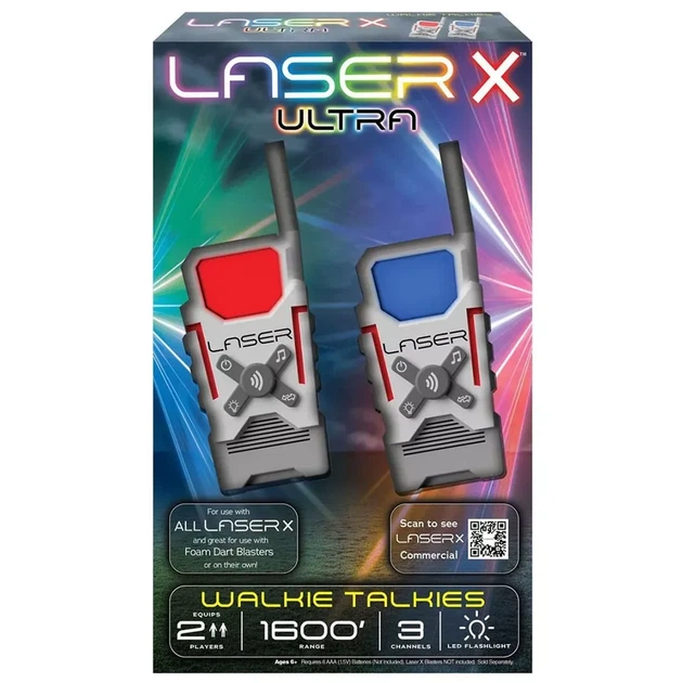Набір іграшкових рацій Laser X Ultra (87557) - Фото 1 Набір іграшкових рацій Laser X Ultra (87557) - зображення 1