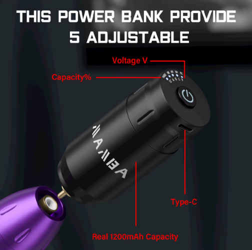 Беспроводной тату набор Mamba Tattoo Wireless Kit - Фото 5 Беспроводной тату набор Mamba Tattoo Wireless Kit - изображение 5