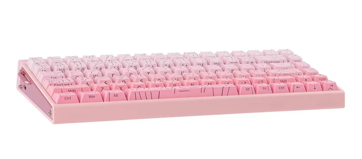 Игровая магнитная клавиатура Aula Hero 84 / Проводное подключение / Dragan King Magnetic Switch / Pink - изображение 3