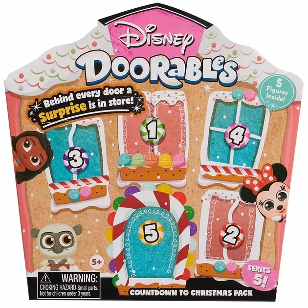 Ігровий набір Disney Doorables Адвент-календар Великий святковий будинок (44637) - зображення 2