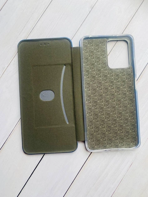 Чехол-книжка синий с рисунком на Xiaomi Redmi Note 12 Цветущая сакура (принт 422) - изображение 3