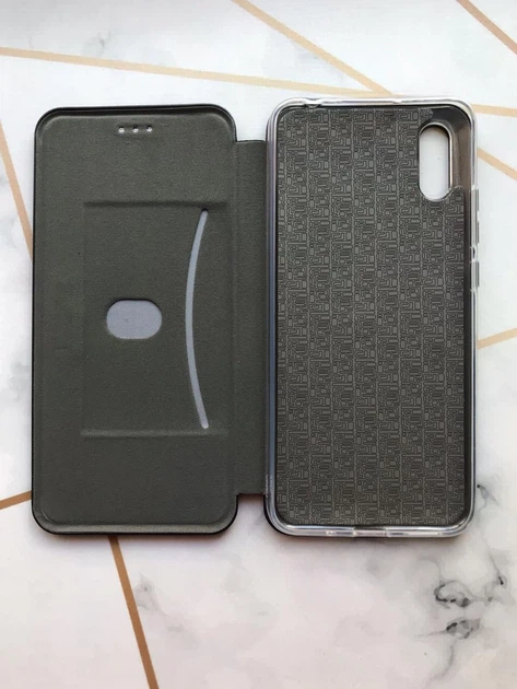 Чехол-книжка черный с рисунком на Xiaomi Redmi 9A Цветущая сакура (принт 422) - Фото 3 Чехол-книжка черный с рисунком на Xiaomi Redmi 9A Цветущая сакура (принт 422) - изображение 3