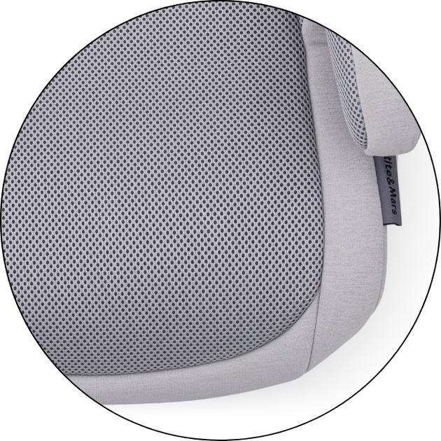 Бустер Petite&Mars Optimus Pro i-Size 125 - 150 см Gentle Grey F196857 (8596202018216) - зображення 12