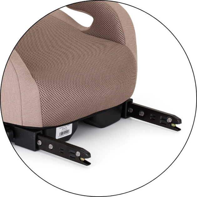 Бустер Petite&Mars Optimus Pro i-Size 125 - 150 см Tan Brown F196858 (8596202018223) - зображення 11