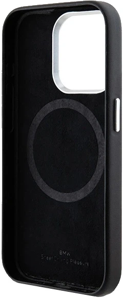 Панель BMW Signature Wrapped Metal MagSafe BMHMP15L23PUFWK для Apple iPhone 15 Pro Black (3666339233273) - зображення 2