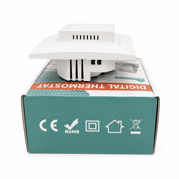 Wi-Fi терморегулятор SMART ET-450 (MK08-GB) White, сенсорный, 16А - изображение 3