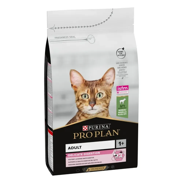 Сухий корм для котів Purina Pro Plan Delicate Adult з ягням 1.5 кг 12370530 - зображення 2