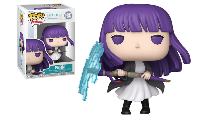 Фігурка FUNKO POP! Проводжальниця Фрірен Ферн Frieren Fern with Staff 97mm 1987 86491 - зображення 4